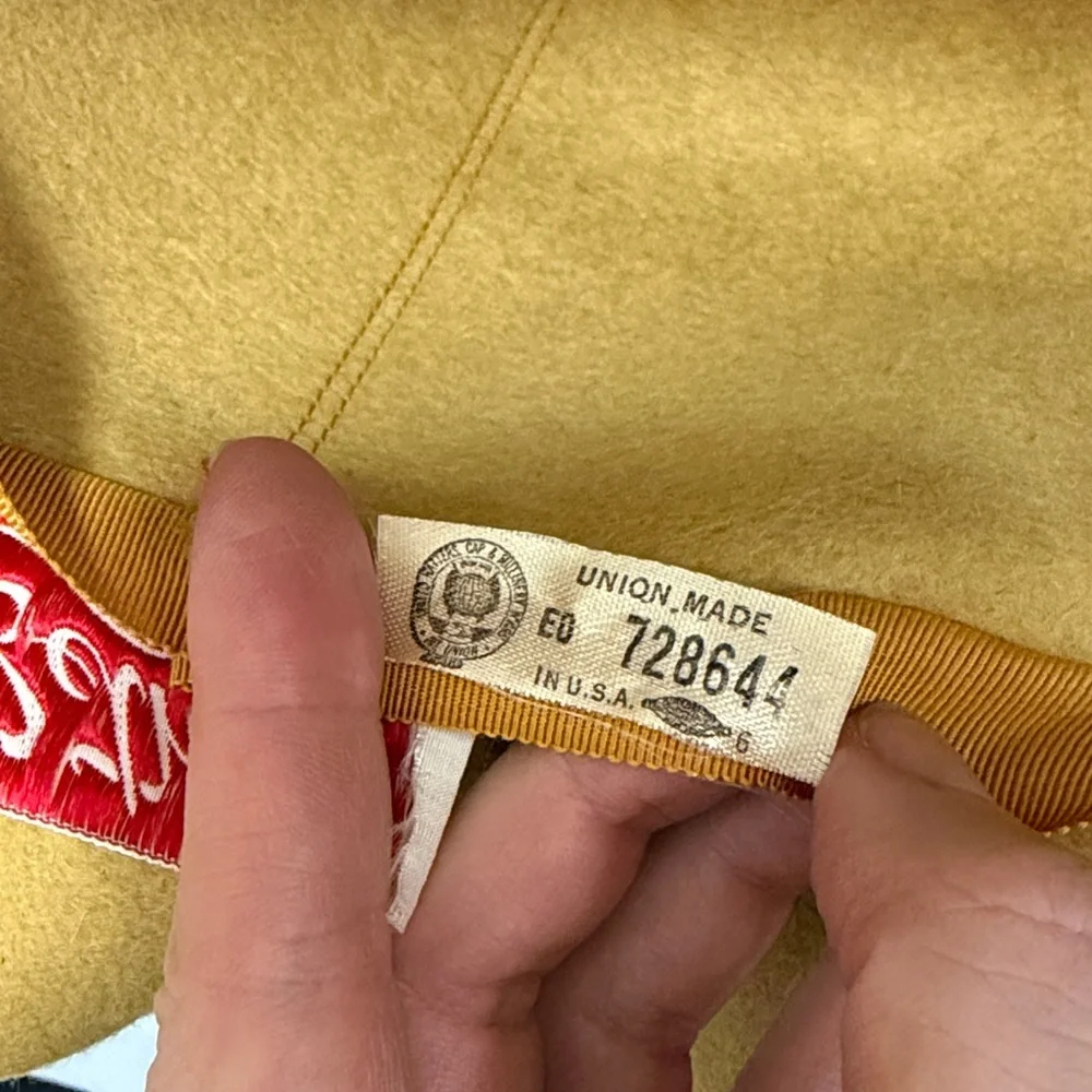 Vintage Golden Yellow Betmar Hat - Picture 5 of 17